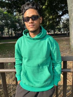 Hunter Green Oversize Hoodie view 2
