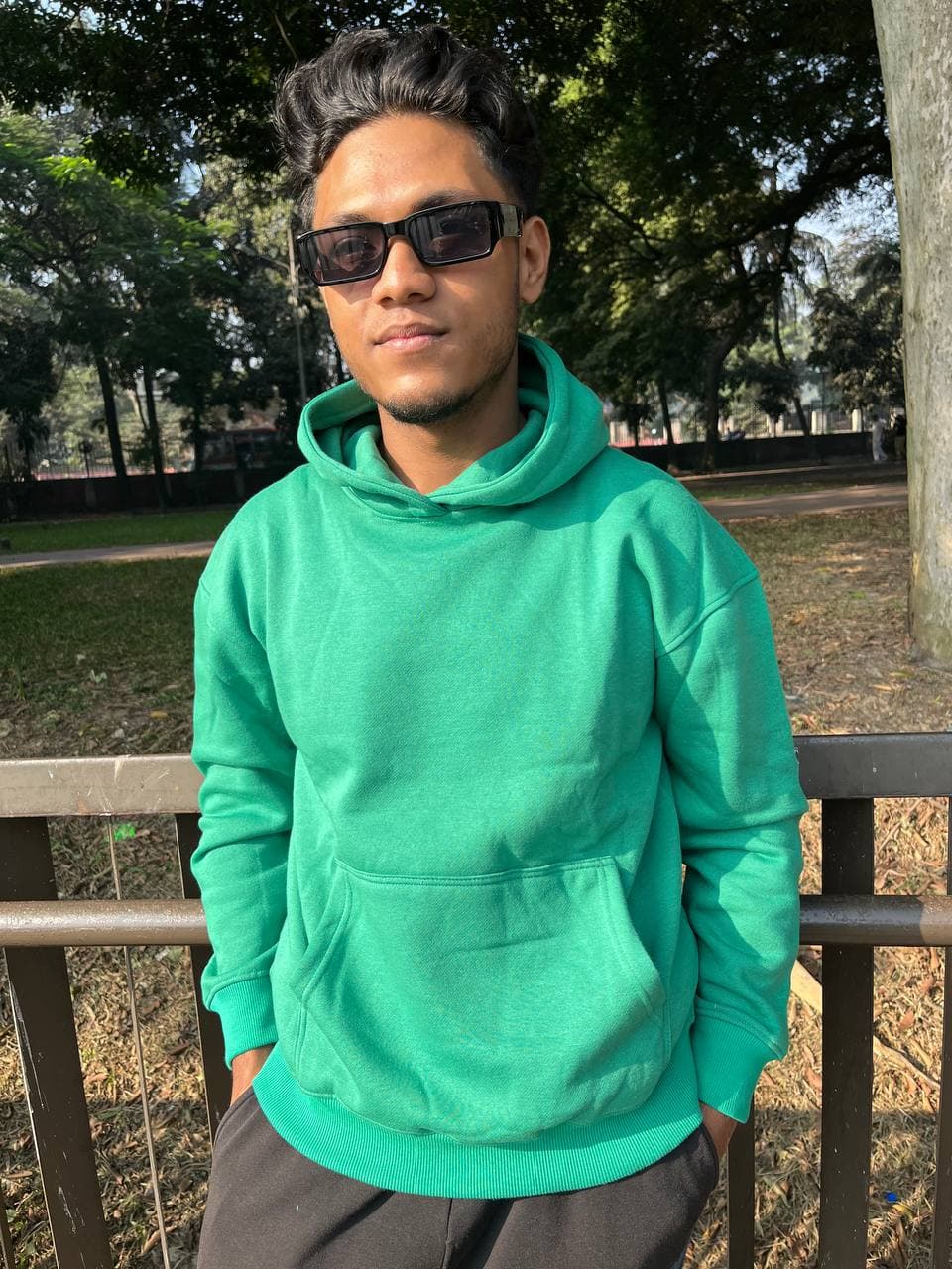 Hunter Green Oversize Hoodie