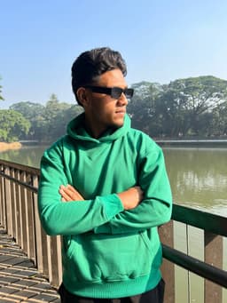 Hunter Green Oversize Hoodie view 1