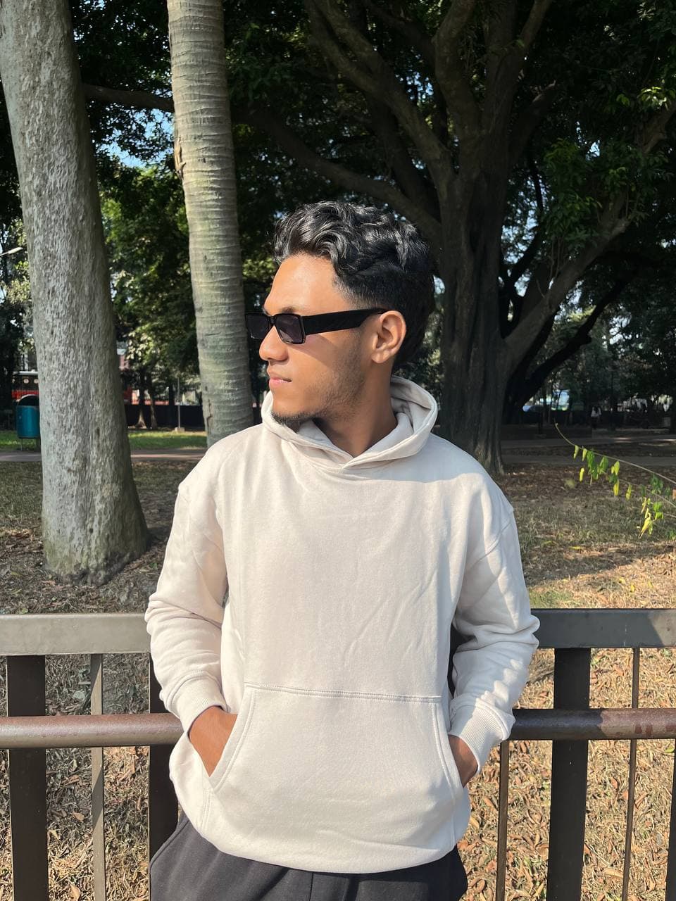 Ecru Oversize Hoodie